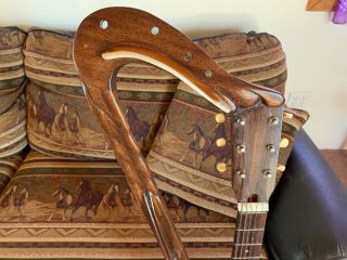 Guitar handcraft in the style of Gibson Style U Harp Guitar 4
