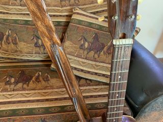 Guitar handcraft in the style of Gibson Style U Harp Guitar 5