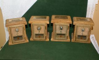 Four United Stated Post Office Box Safe Banks By Gail Force Prod.