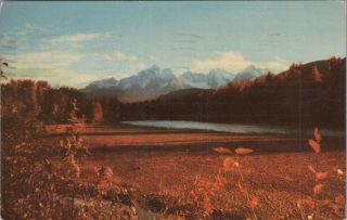 (m638) Vintage Color Postcard,  Rppc,  Chilkat Valley Along Haines Hwy,  Alaska