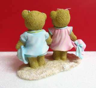 Cherished Teddies HAND IN HAND,  THROUGH THE SAND Marilyn and Gary Figurine 4