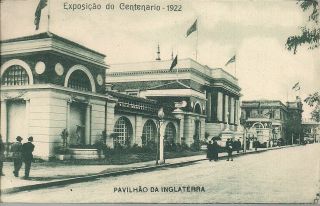 Very Rare Old Postcard - Centenary Exhibition - Rio De Janeiro - Brazil 1922