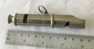 1930s Double Ended Whistle N/plated.  Police,  Firemen Or Coxswain For Patrol Boat