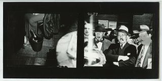 Weegee (arthur Fellig) At Theopera/men W/cigars/2 - Image Contact Sheet Photo