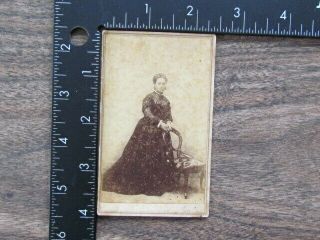 1860 ' s Hawaiian Queen Emma cdv photograph with period ink writing on back 5