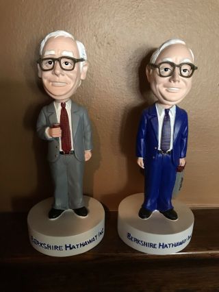 Warren Buffett & Charlie Munger Bobbleheads,  Berkshire Hathaway,