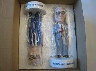 Warren Buffett & Charlie Munger Bobbleheads,  Berkshire Hathaway, 3