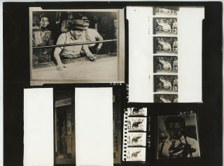 Weegee (arthur Fellig) Self Portraits 5 - Image Contact Sheet Photo