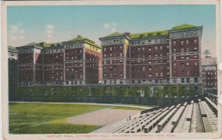Columbia University Hartley Hall & Livingston Hall,  Plus Ball Field,  Nyc