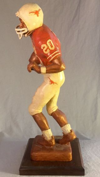 Texas Longhorn Football Player Bronze Statue by Tom Knapp 2