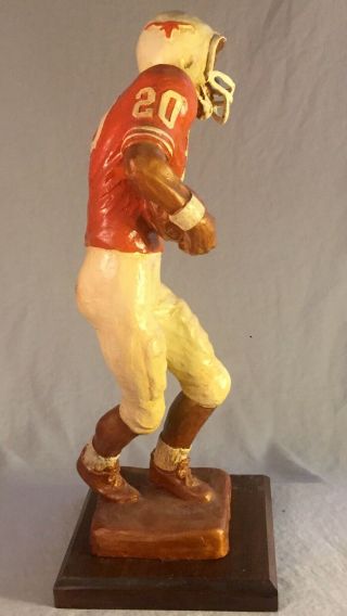 Texas Longhorn Football Player Bronze Statue by Tom Knapp 4