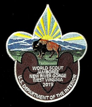 24th 2019 World Scout Jamboree Official Wsj Us Dept Of The Interior Badge Patch