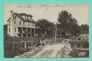 Pecks Pond,  Pa.  1908 Rare Rppc Sunrise Cottage Pike County,  Pa.  Photo 2