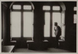 Vintage Photo Snapshot Man Standing Silhouetted By Windows 1965
