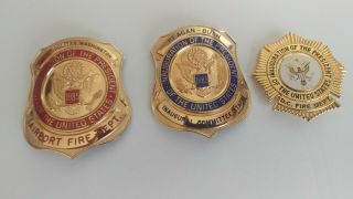 Three President Ronald Reagan/vp George Bush 1985 Inauguration Badges