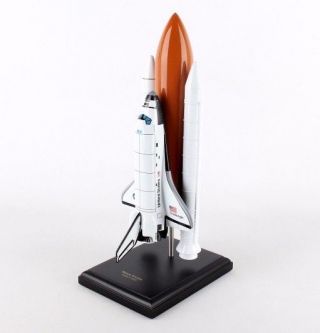 Nasa Space Shuttle Columbia Orbiter Full Stack Desk Top Display 1/200 Es Model