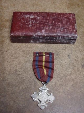 Vintage Sterling Cased Salvation Army Long And Faithful Service Engraved Medal 2