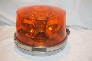Dietz 7 - 11 4 Rotating Beacon Amber Warning Light.  Dietz 7 - 11 Sae W3 80