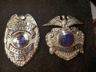 1962 Seattle Worlds Fair Century 21 Exposition Security Officer Badges