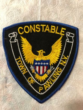 Old York Town Of Pawling Constable Police Patch