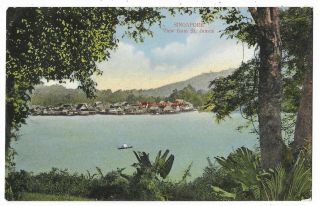 Singapore View From St James Vintage Postcard 26.  4