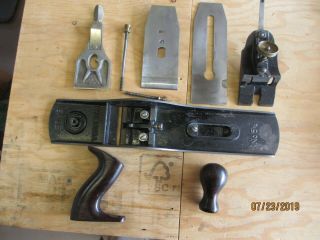 Vintage Stanley Bailey No.  5 1/2 Smooth Bottom Plane Type 16 or earlier 4