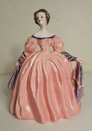 Adeline Vintage Florence Ceramics Figurine Pasadena In Pink
