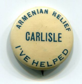 Armenian Relief Carlisle Pennsylvania I 