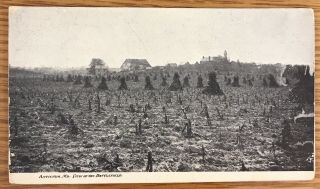 Antietam Maryland View Of The Battlefield Civil War Postcard 26