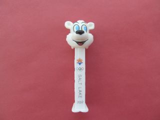 Salt Lake City 2002 Winter Olympic Polar Bear Pez Dispenser - Batch B