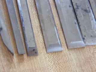 Witherby chisels w/ box 5