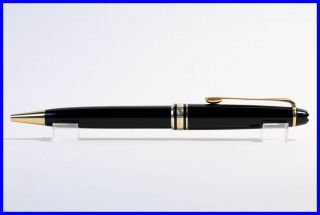 1985 Montblanc Meisterstück Ballpoint Pen Black & Gold,  164 Masterpiece Pen