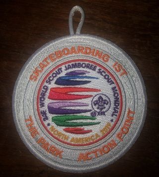 2019 World Scout Jamboree Skateboarding The Park - Action Point Ist Patch Badge
