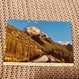 Icefields Parkway,  Jasper National Park,  Canada - Vintage Postcard