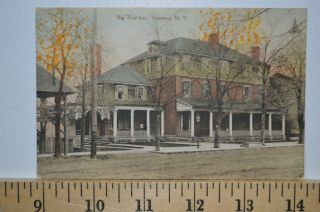 C 1915 Big Tree Inn - Geneseo York Postcard