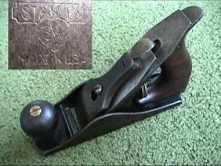 ☆ The Holy Grail - A 1922 Stanley Bailey Sweetheart No.  1 Smooth Plane Sw ☆