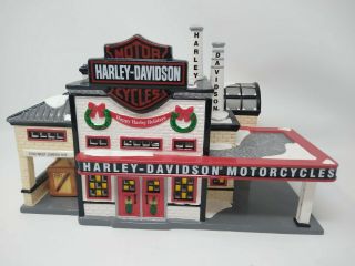 Dept.  56 Snow Village Harley Davidson Manufacturing Building 54948