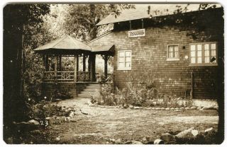 C.  1908 Rppc Fernwood Lodge,  Brookdale Ca Santa Cruz Co Ravnos Real Photo Postcard