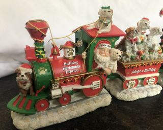 Danbury Bulldog Christmas Express Train.  Retired and Very Hard To Find 2