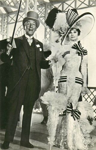 Audrey Hepburn & Rex Harrison My Fair Lady Movie Scene