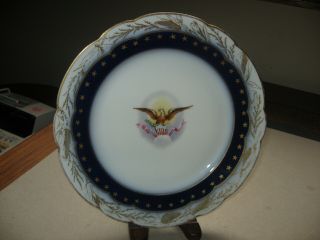 President Benjamin Harrison White House China Breakfast Plate 1892