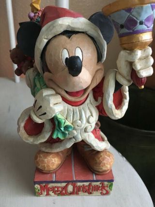 Disney Traditions Jim Shore Old St.  Mick Mickey Mouse Christmas Figurine 2006