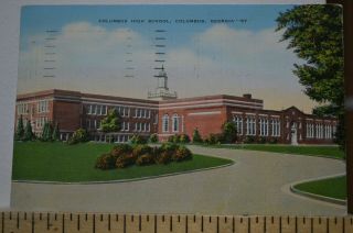 1952 Columbus High School - Columbus Georgia Postcard