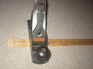 Early Old Stanley No 2 Smoothing Plane Pat Apli 9 92 3
