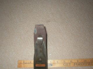 Early Old Stanley No 2 Smoothing Plane Pat Apli 9 92 4