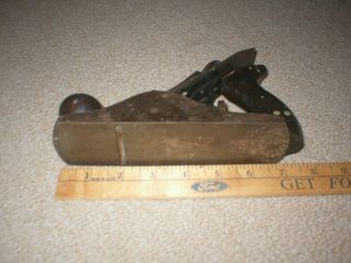 Early Old Stanley No 2 Smoothing Plane Pat Apli 9 92 6