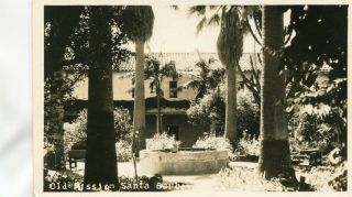 Ca California Santa Barbara / Old Mission / Rppc