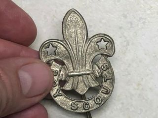 Vintage British Boy Scout Hat Badge - 1 3/4 "