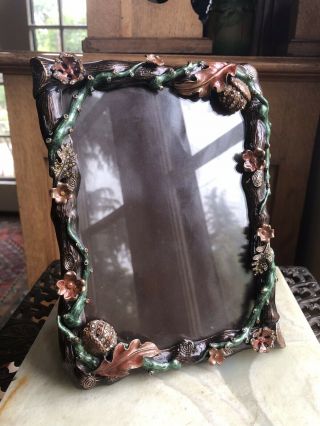 Stunning Jay Strongwater 5x7 Picture Frame Enameled Rhinestones