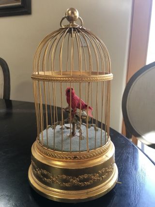 Antique Bontems France Singing Bird